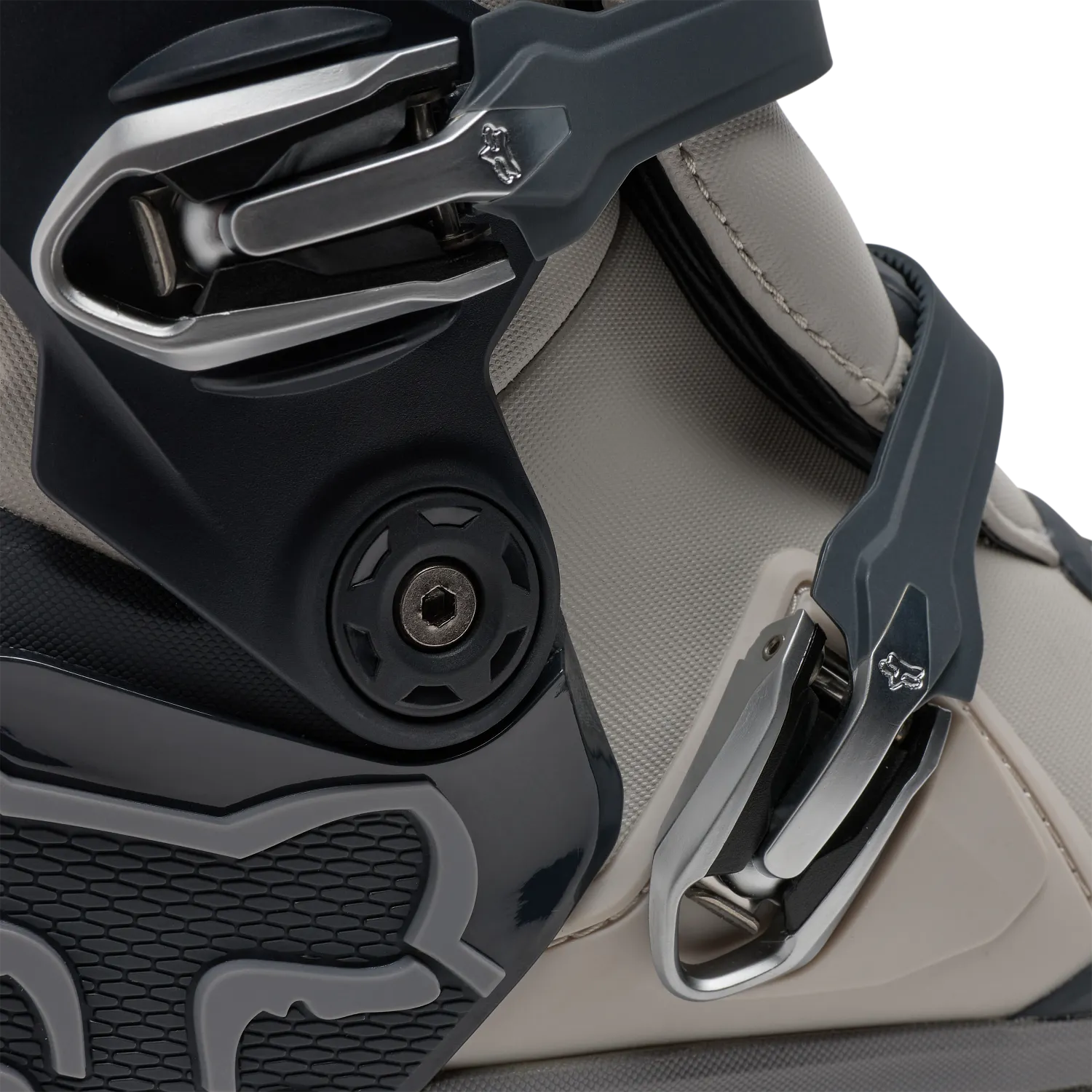 Fox Motion X Off-Road Motocross Boots - Chalk