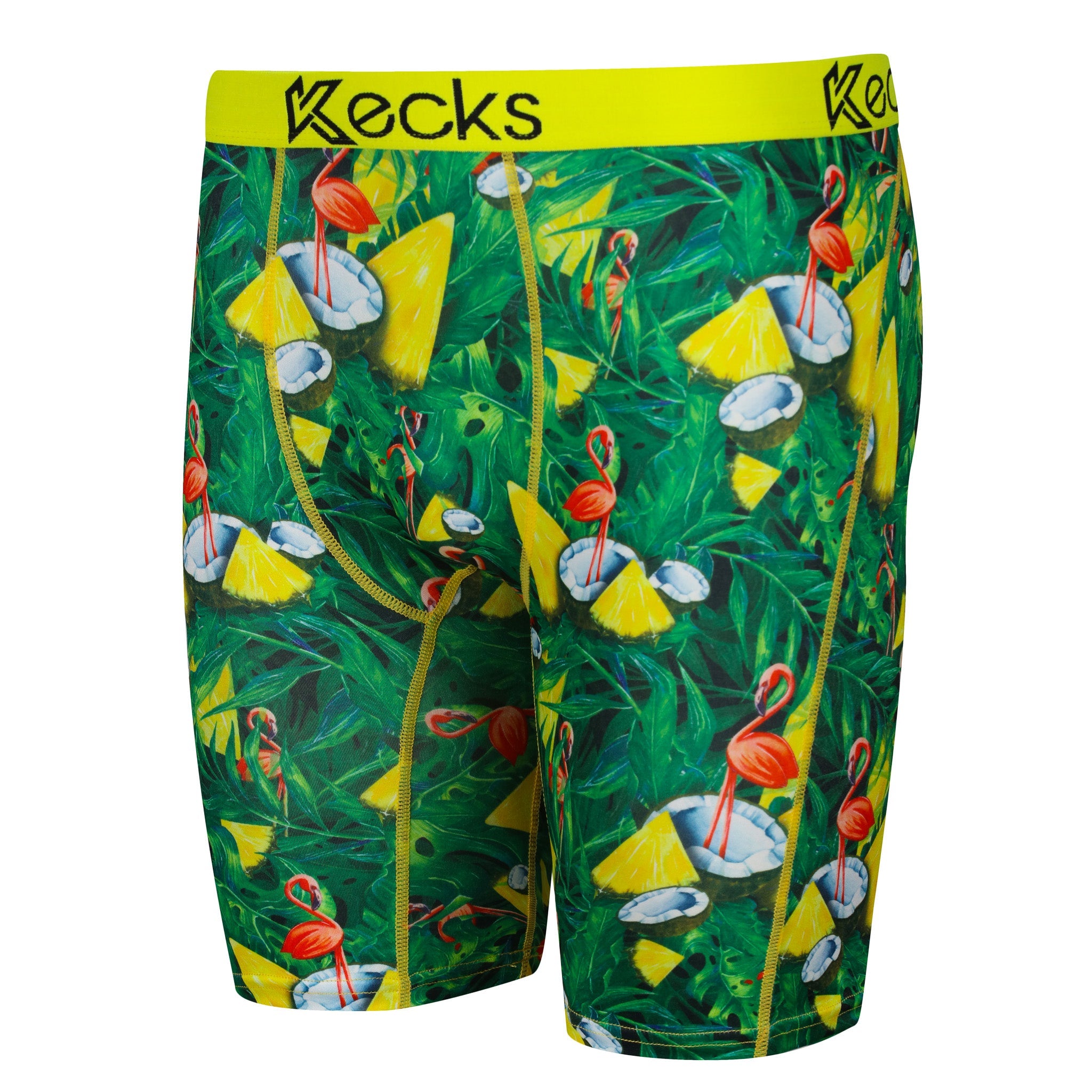 Kids Coconut Fruit Print Boxer Shorts, Mens Sports Underwear