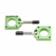 BOLT CHAIN ADJUSTER BLOCKS KAWASAKI KX125-250 04-08, KX250F 04-16, KX450F 06-15 GREEN image 2