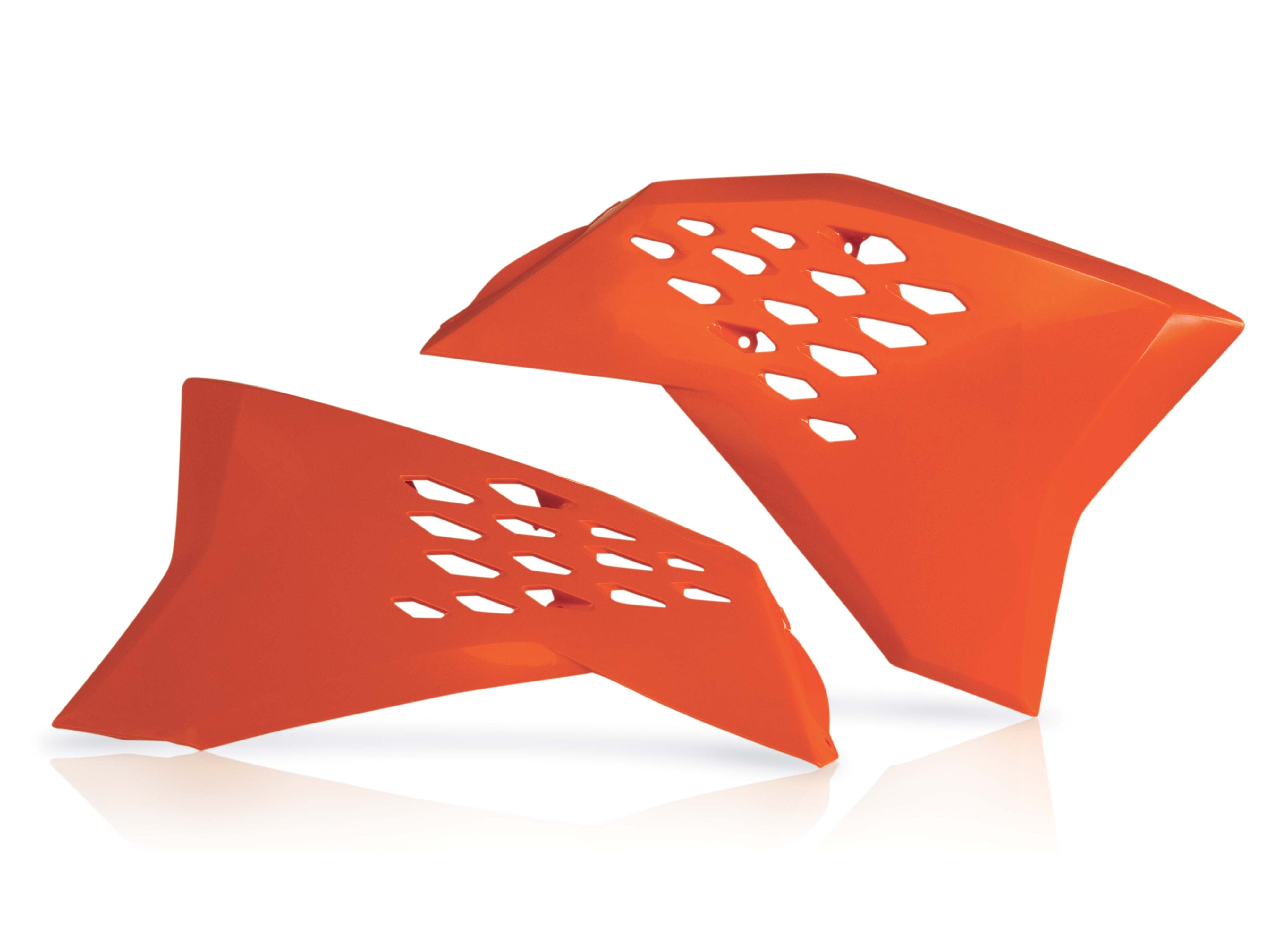 RADIATOR SCOOPS FOR KTM EXC 125 EXC 200 EXC 250 EXC 300 EXC-F 250 2007-11