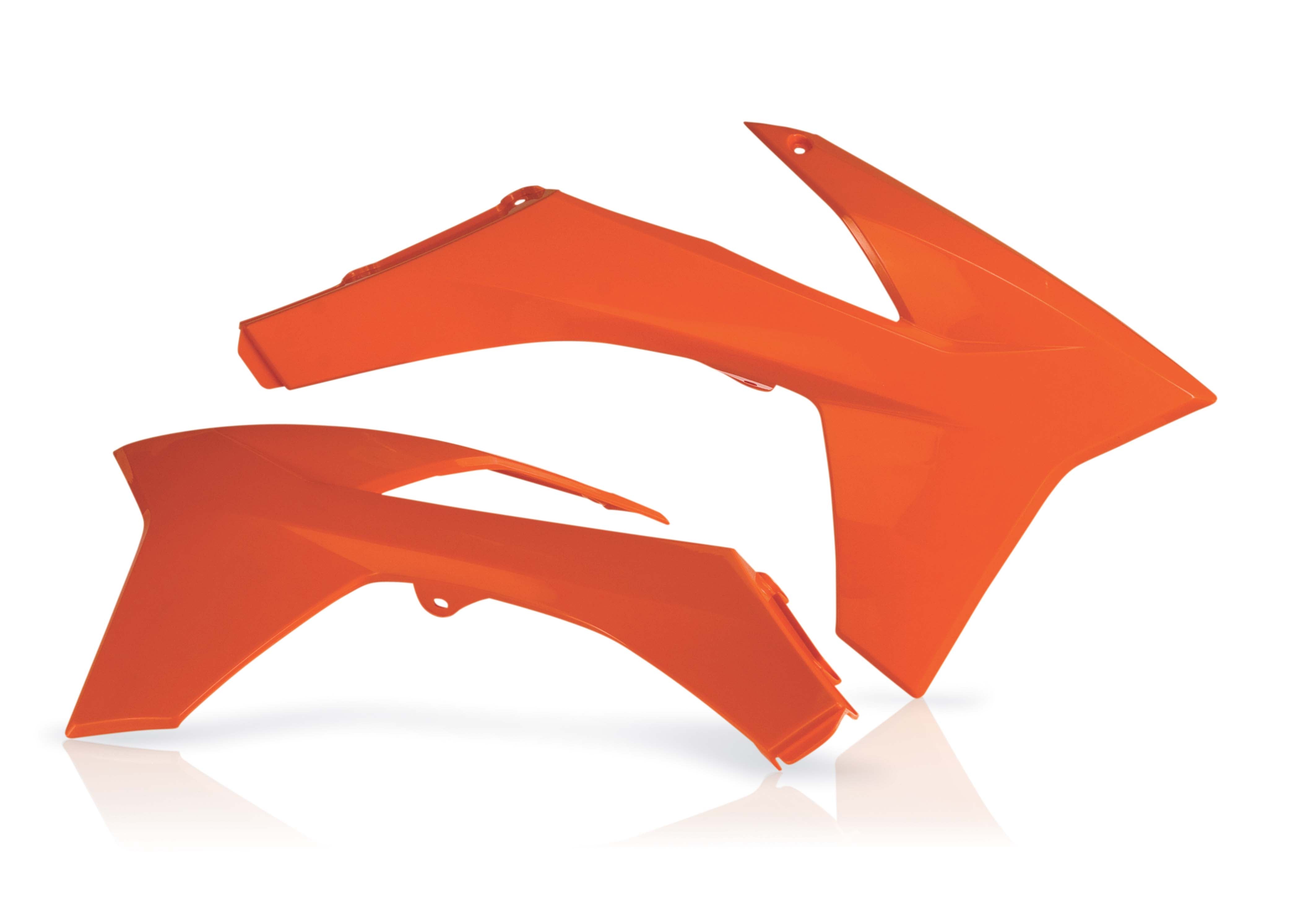 RADIATOR SCOOPS FOR KTM EXC 125 EXC 200 EXC 250 EXC 300 EXC-F 250 2011-13