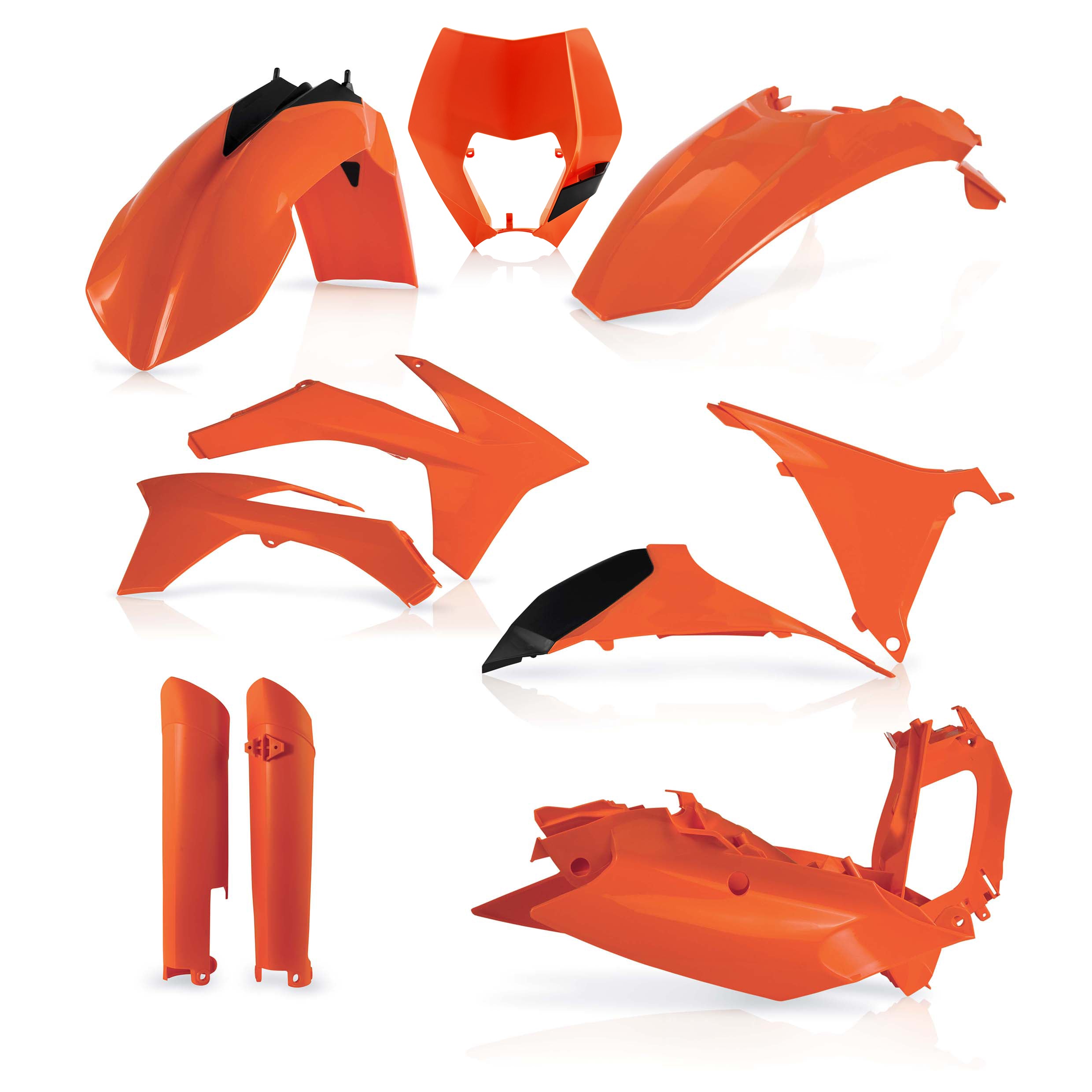 FULL PLASTIC KIT FOR KTM EXC 125 EXC 380 2 T EXC-F 520 2012-13