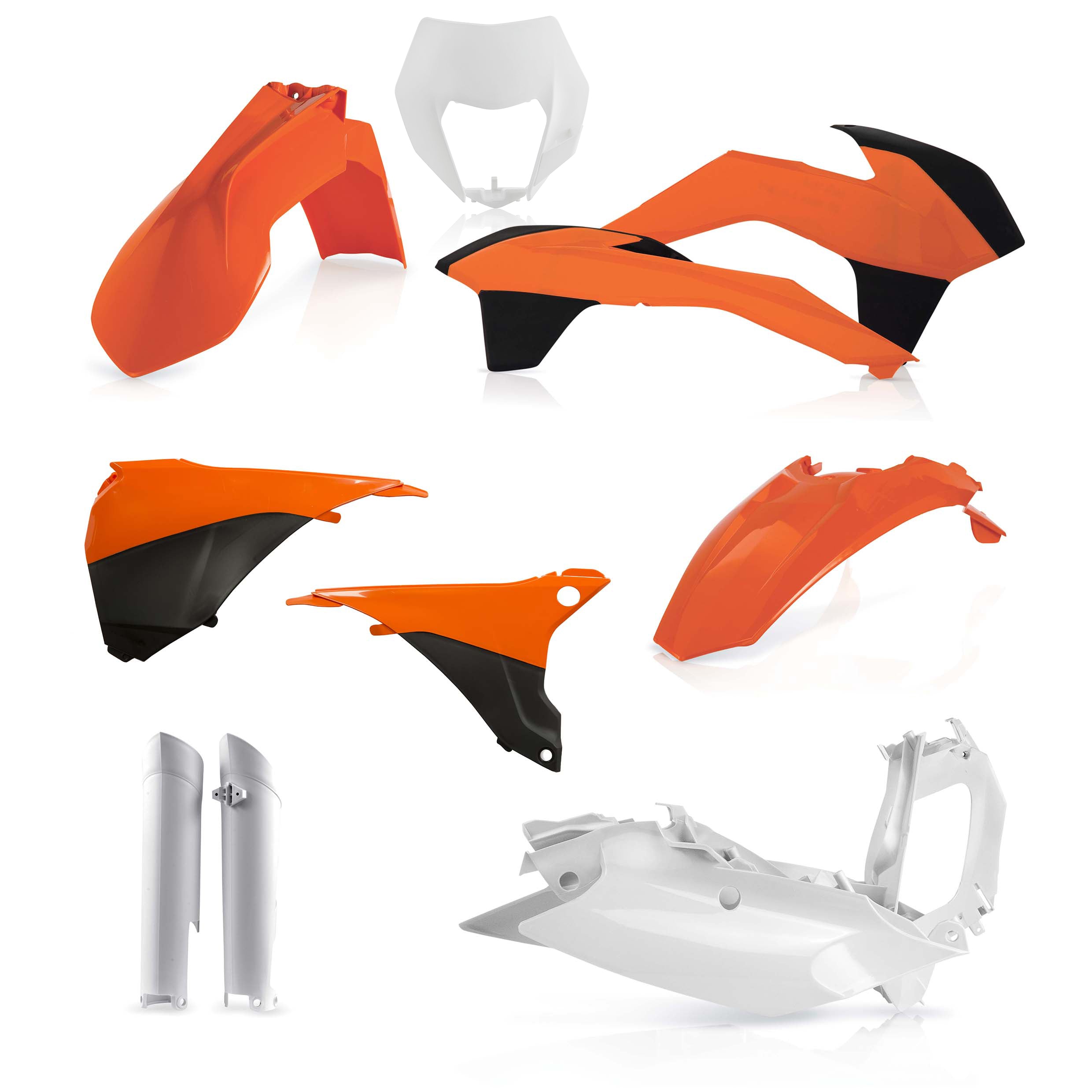 FULL PLASTIC KIT FOR KTM EXC 125 EXC 380 2T 2014-15
