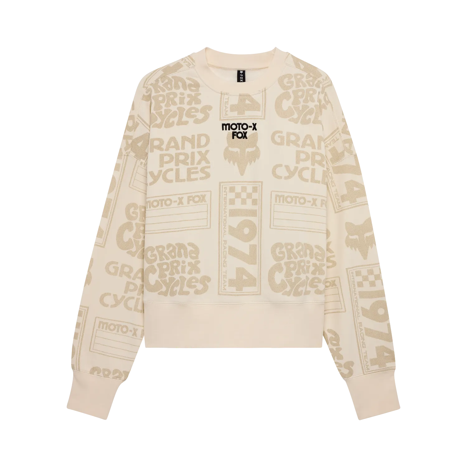 Women’s Circa 74 Oversized Flc Crew Off White