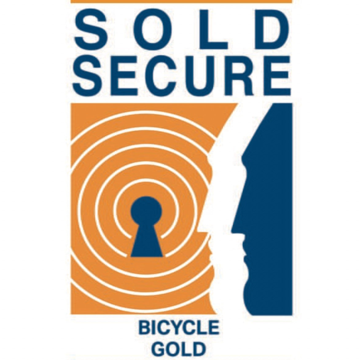 Kryptolok Standard U-Lock with 4 foot Kryptoflex cable Sold Secure Gold