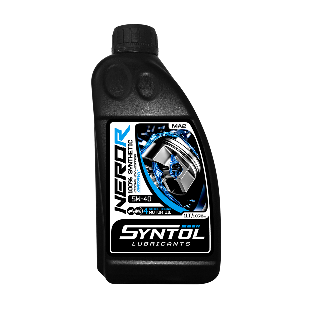SYNTOL NERO-R 4T 5W-40 Racing Motorcycle Engine Oil 1 Litre Bottle