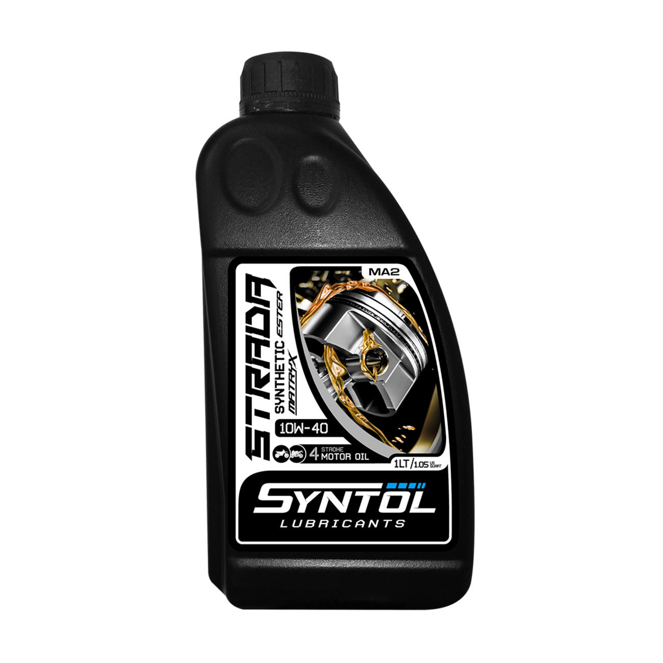 SYNTOL STRADA 4T 10W-40 engine oil 1 litre bottle