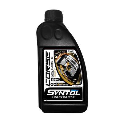 SYNTOL CORSE 4T 5W-40 1 litre motor oil container