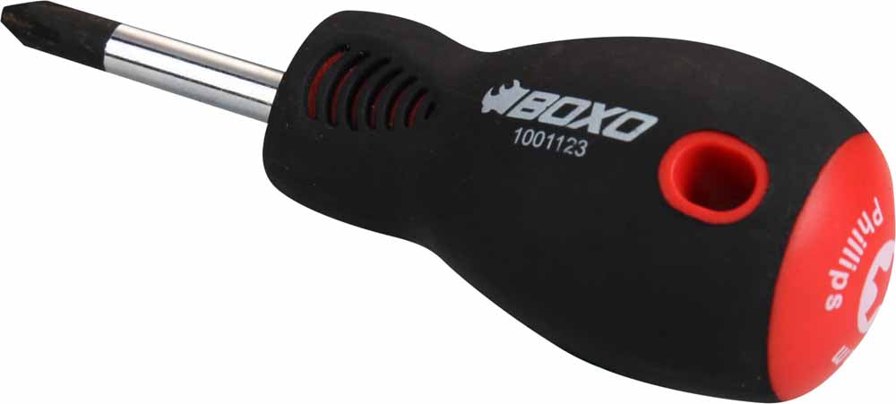 BOXO Stubby Phillips Screwdriver - Sizes PH1 to PH2