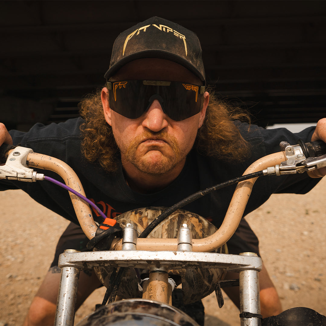 lifestyle - biker guy big buck hunters double wide