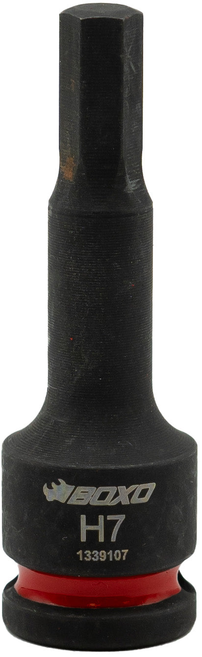 BOXO 3/8" Impact Hex Bit Sockets - Size Variations Available