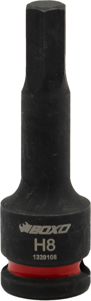BOXO 3/8" Impact Hex Bit Sockets - Size Variations Available