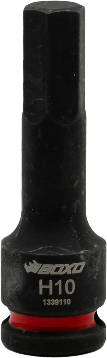 BOXO 3/8" Impact Hex Bit Sockets - Size Variations Available