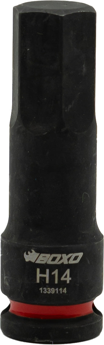 BOXO 3/8" Impact Hex Bit Sockets - Size Variations Available
