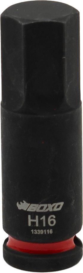 BOXO 3/8" Impact Hex Bit Sockets - Size Variations Available