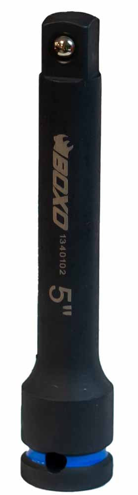 BOXO 1/2" Impact Extension Bars - Size Variations Available