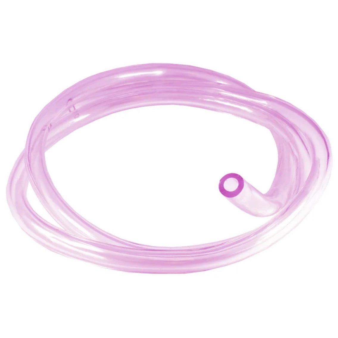 FUEL PIPE 3MM X 6MM OVERFLOW CLEAR (PINK) 1M