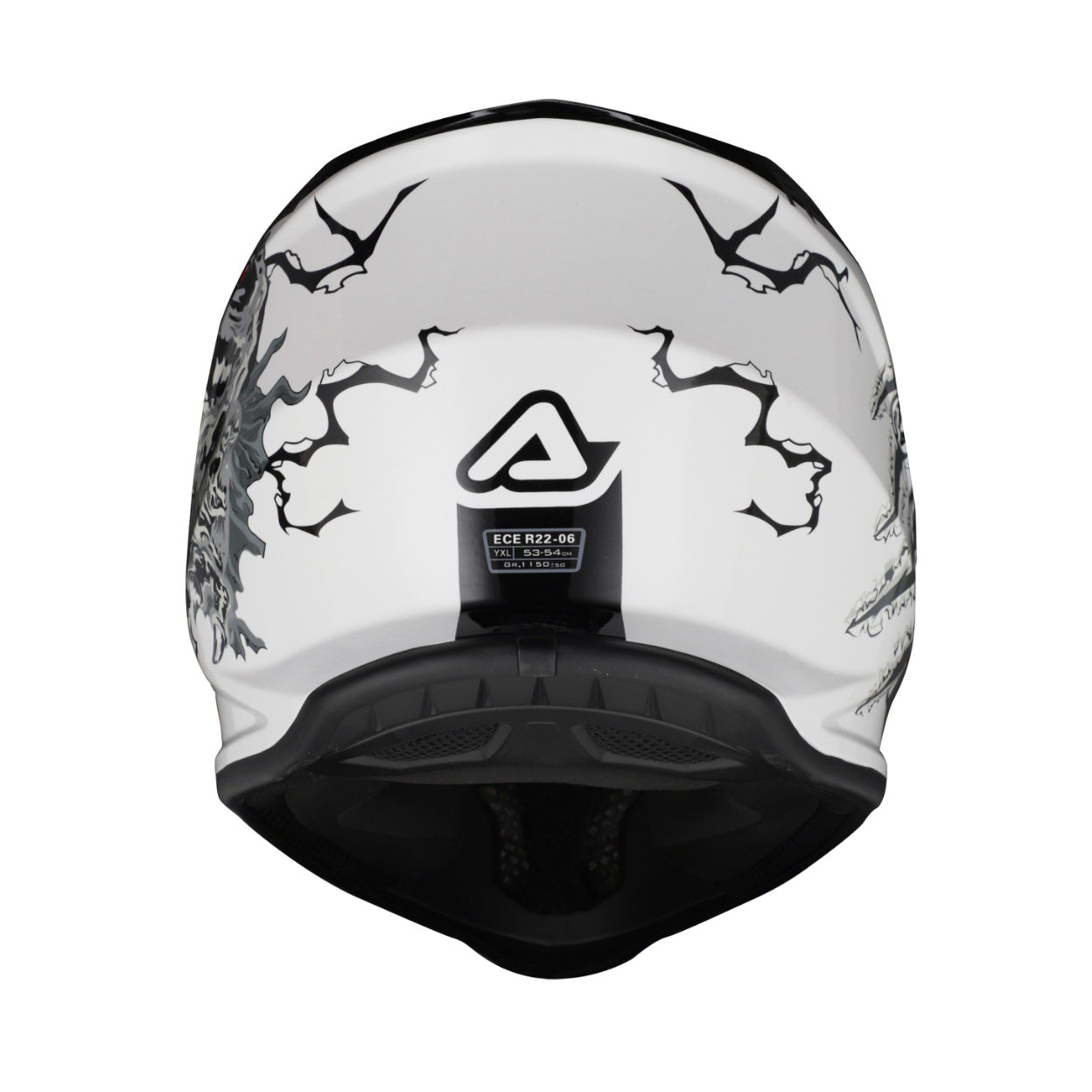 ACERBIS Kids Profile Junior Helmet - White/Black