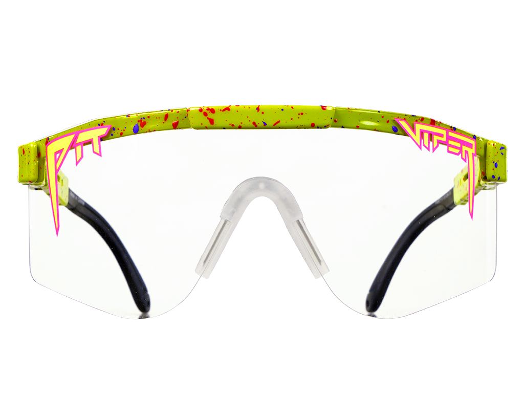Vintage 1993 Night Shades Double Wide sunglasses on a white background