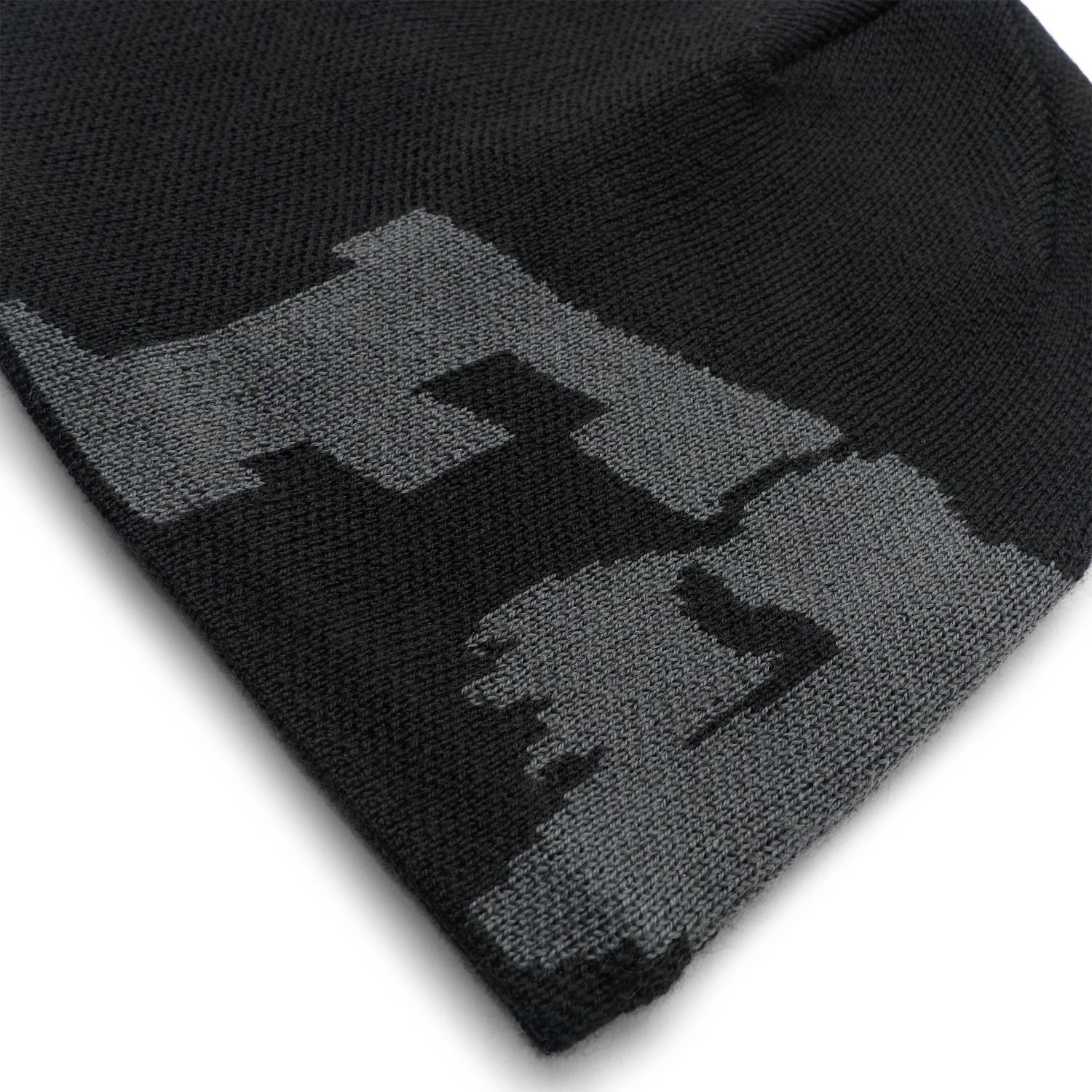 F HEAD X JACQUARD BEANIE - BLACK