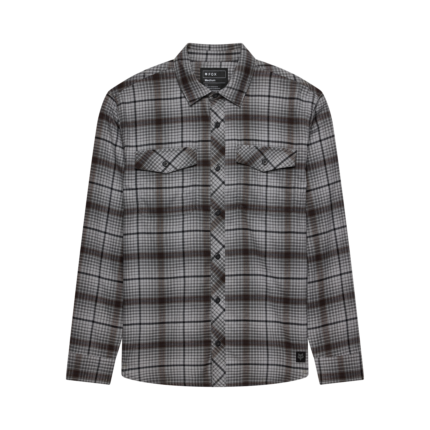 SURVIVALIST CORE FLANNEL LS - STEEL GREY