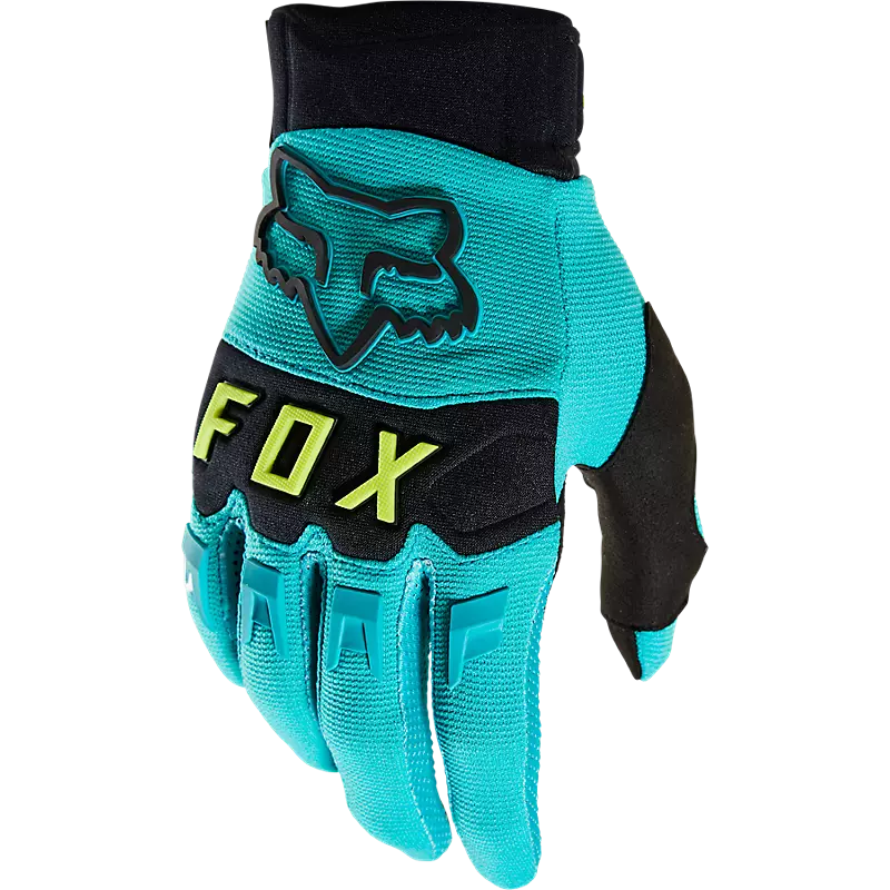 Dirtpaw Gloves in Teal color, designed for durability and comfort in outdoor activities