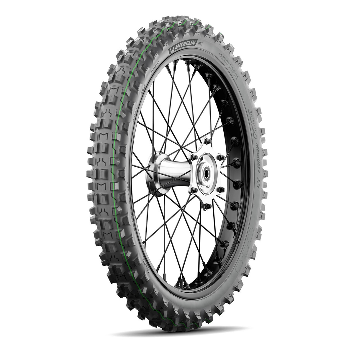 Michelin Enduro Medium 2 Front Tyre 90/100-21 - FIM App