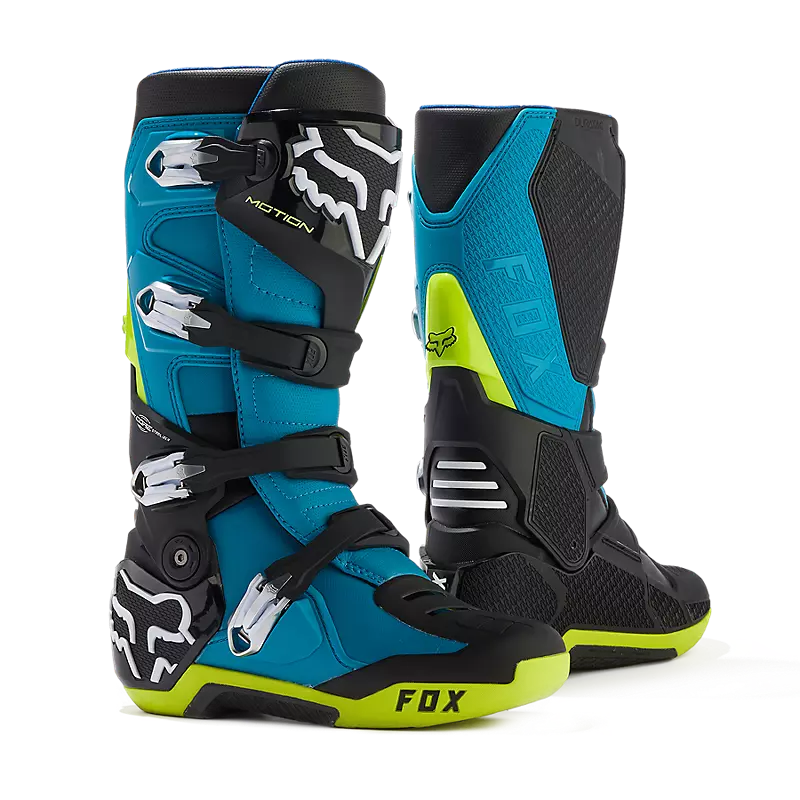 Motion Boots in Maui Blue color on white background