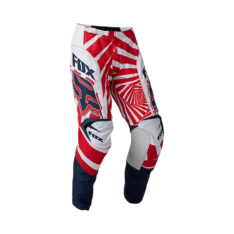 Youth 180 GOAT Vertigo Pants in Navy and Red on white background