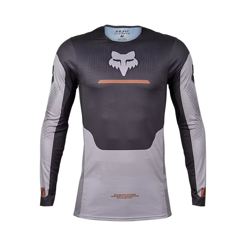 Flexair Optical Jersey in Steel Grey color, showcasing its lightweight and breathable design on a white background.