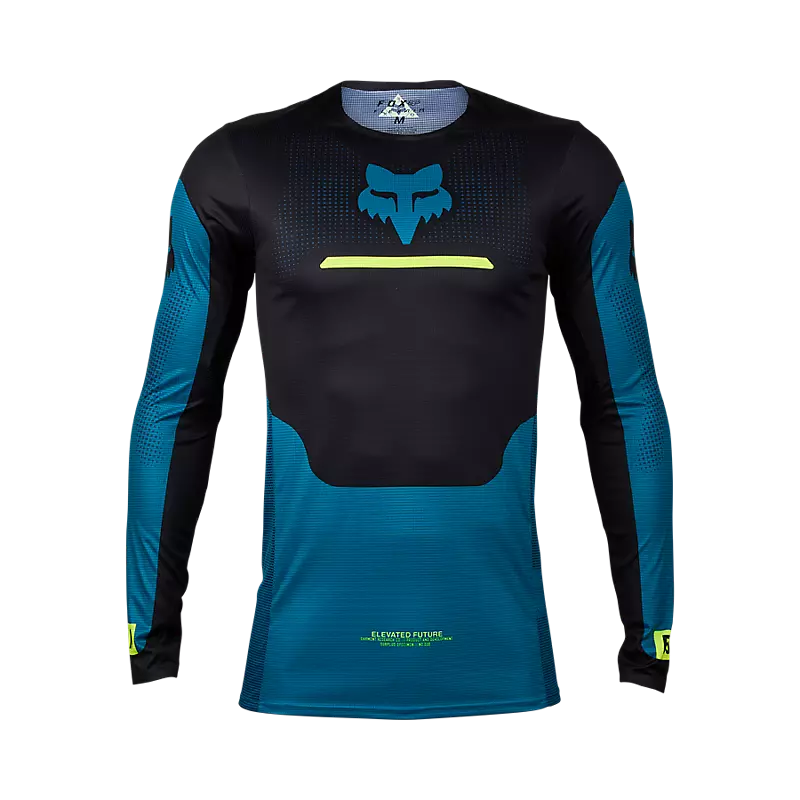 Flexair Optical Jersey in Maui Blue color, showing detailed fabric texture and fit.