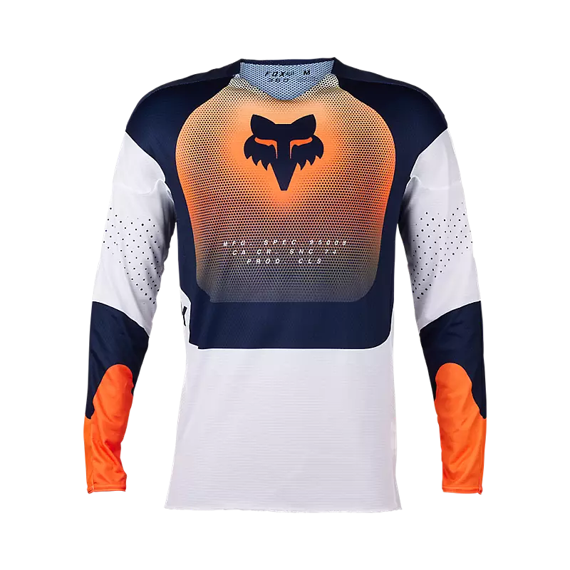 360 Revise Jersey in Navy and Orange on a white background