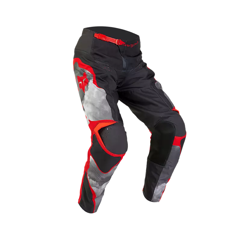 180 Atlas Pants in Grey and Red on white background