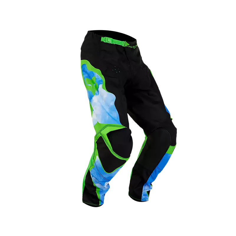 180 Atlas Pants in Black and Green on white background