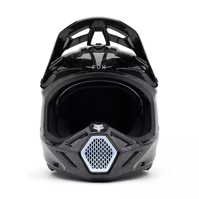 V3 RS CARBON SOLID HELMET - BLACK