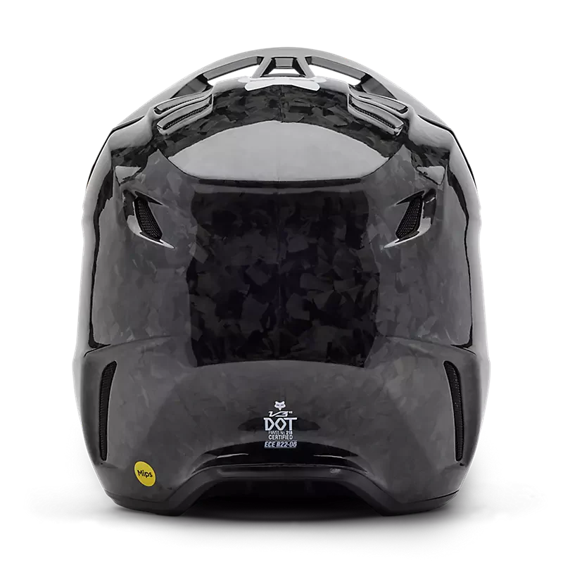 V3 RS CARBON SOLID HELMET - BLACK
