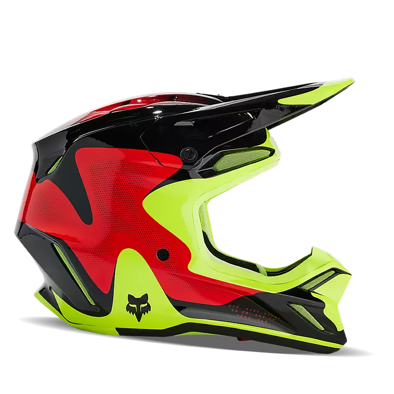 V3 Revise Helmet in Red and Yellow Colors