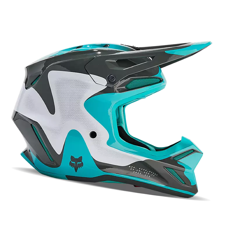 V3 Revise Helmet in Teal color, featuring aerodynamic design and comfort padding