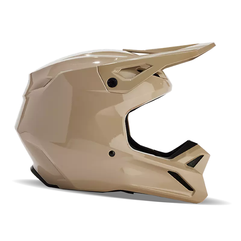 V1 Solid Helmet in Taupe color displayed on a white background