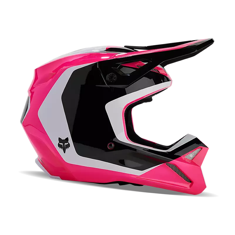 "V1 Nitro Helmet in Black and Pink Color Combination"