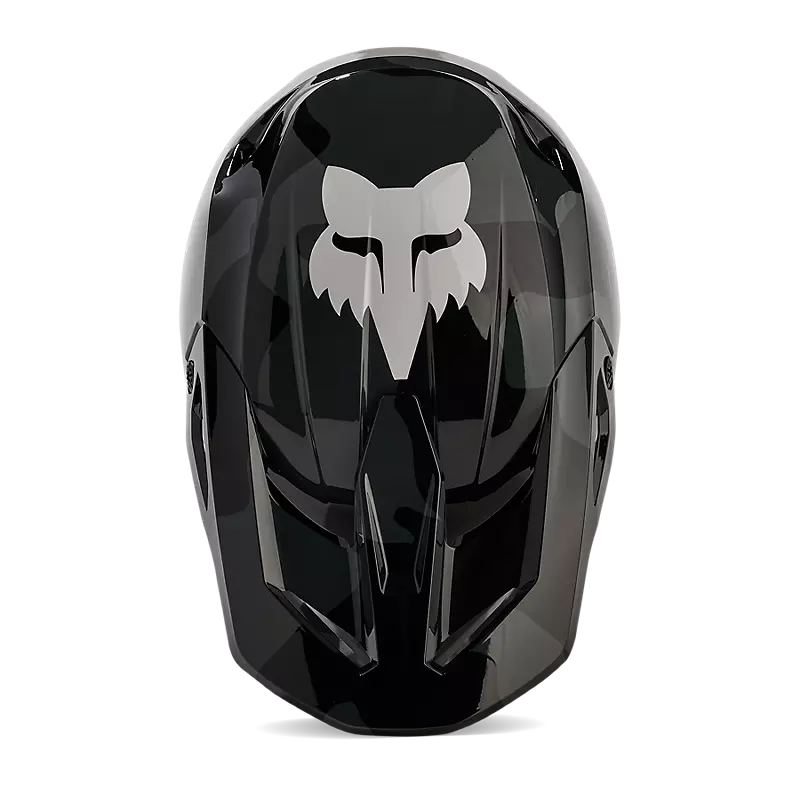 V1 BNKR HELMET - sleek black motorcycle helmet with modern design and safety features