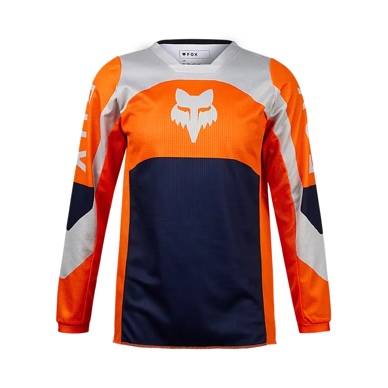 Youth 180 Nitro Jersey in Orange Color on Model