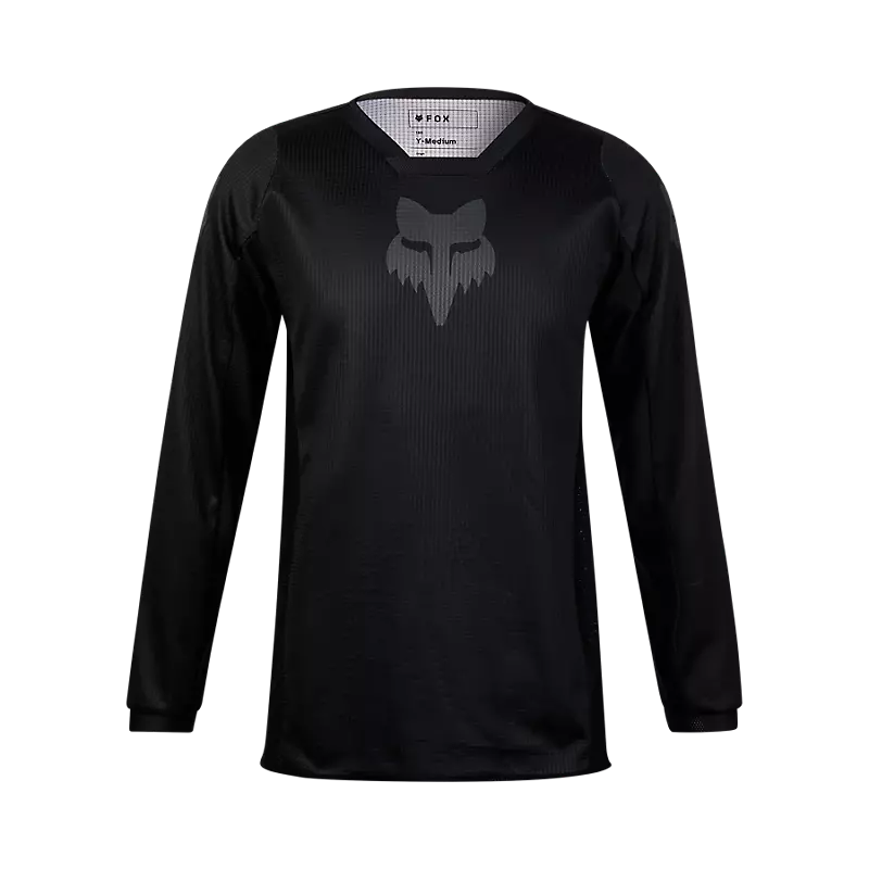 YTH BLACKOUT JERSEY - BLACK/BLACK