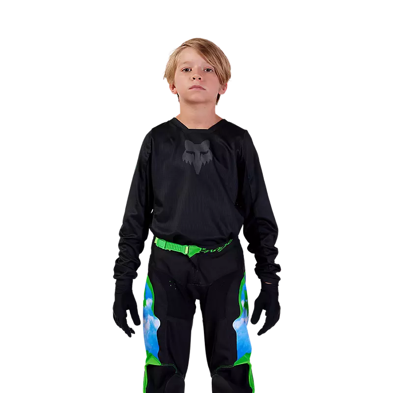 YTH BLACKOUT JERSEY - BLACK/BLACK