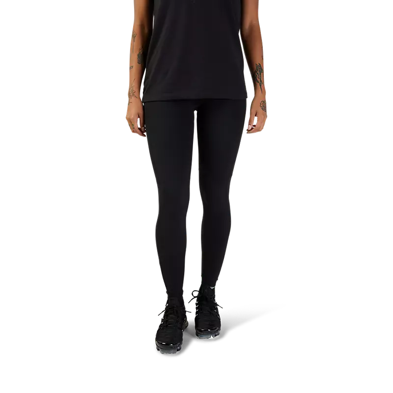 Woman wearing Womens Lukanoe Thermo Legging in a dynamic pose showcasing the fit and fabric texture