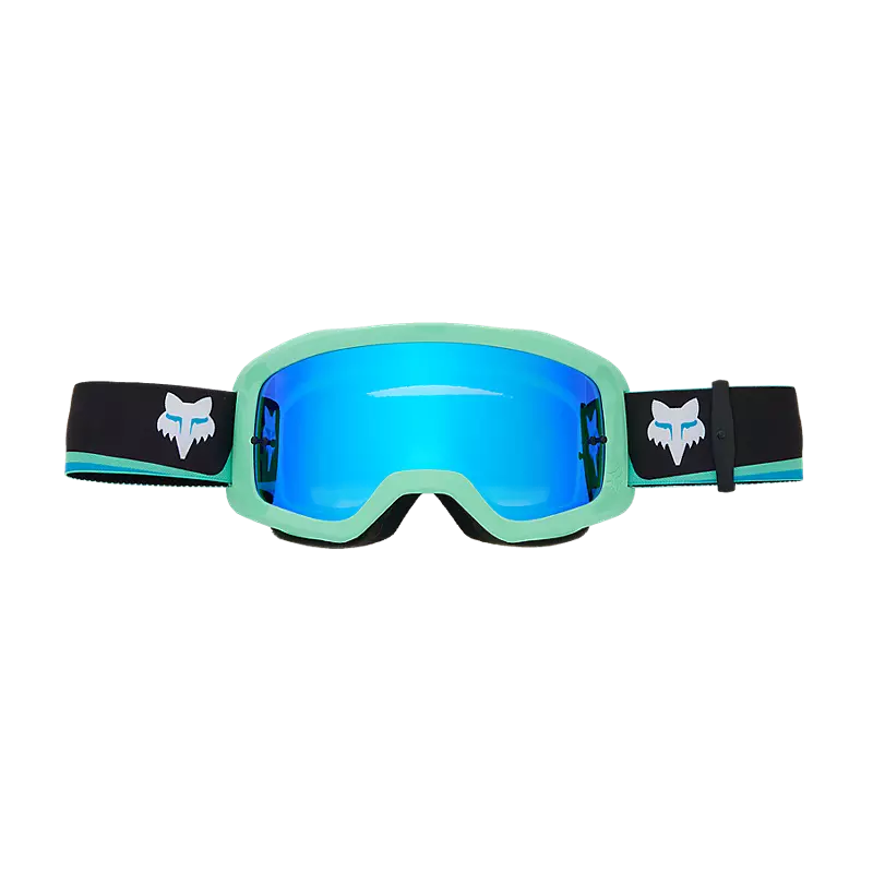 Main Ballast Mirrored Goggles in Black and Blue on white background