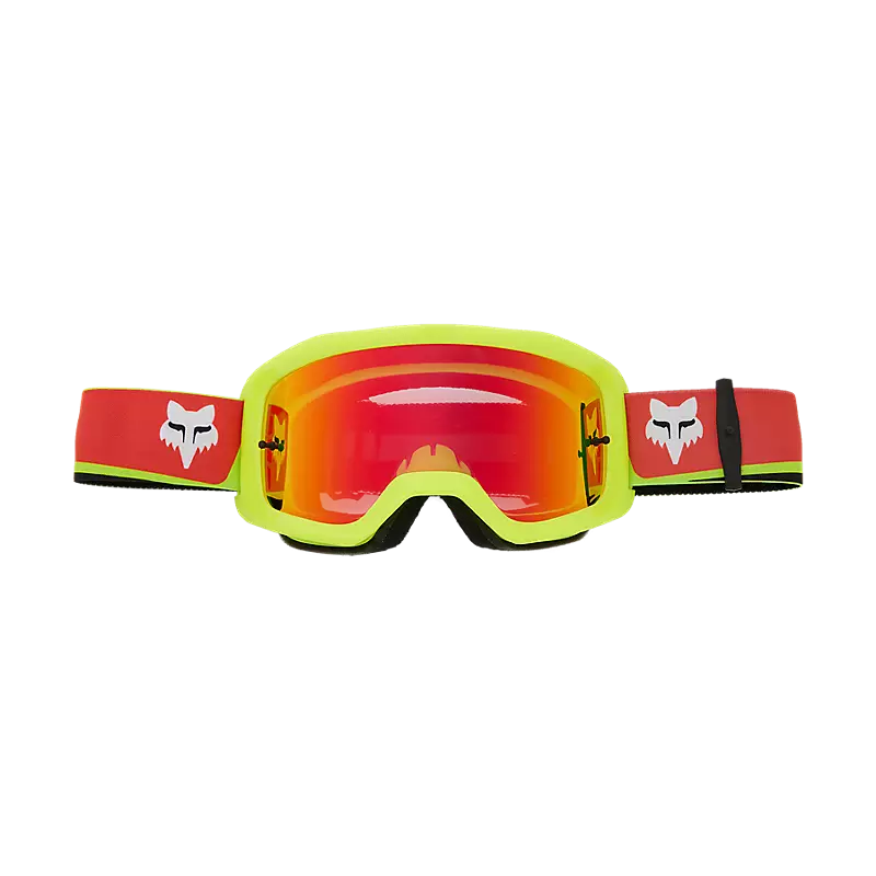 Youth Main Ballast Goggle in Black and Red on White Background