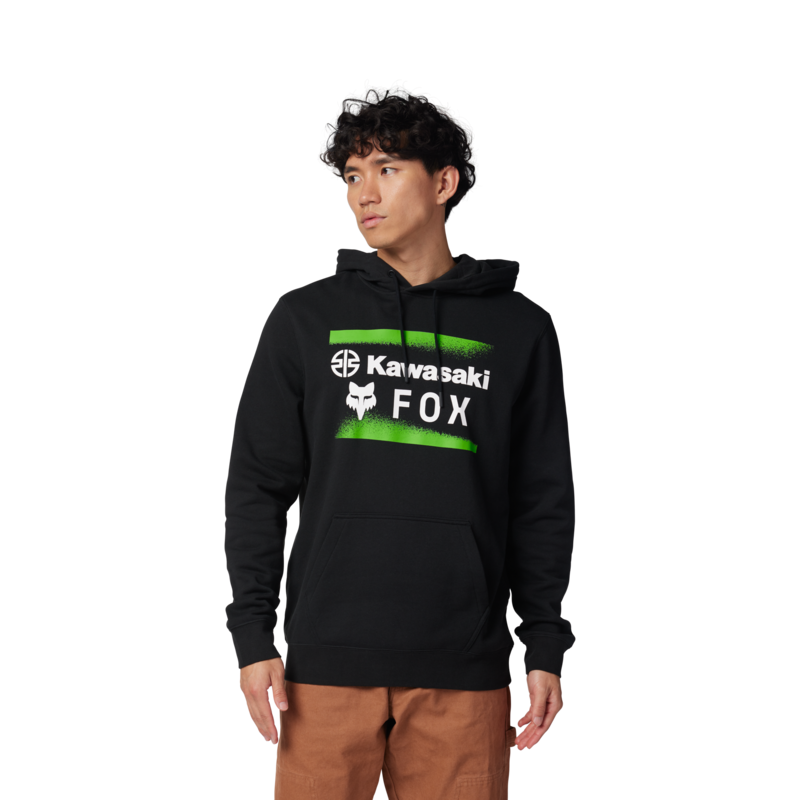 Fox x Kawasaki Pullover Hoodie - Black
