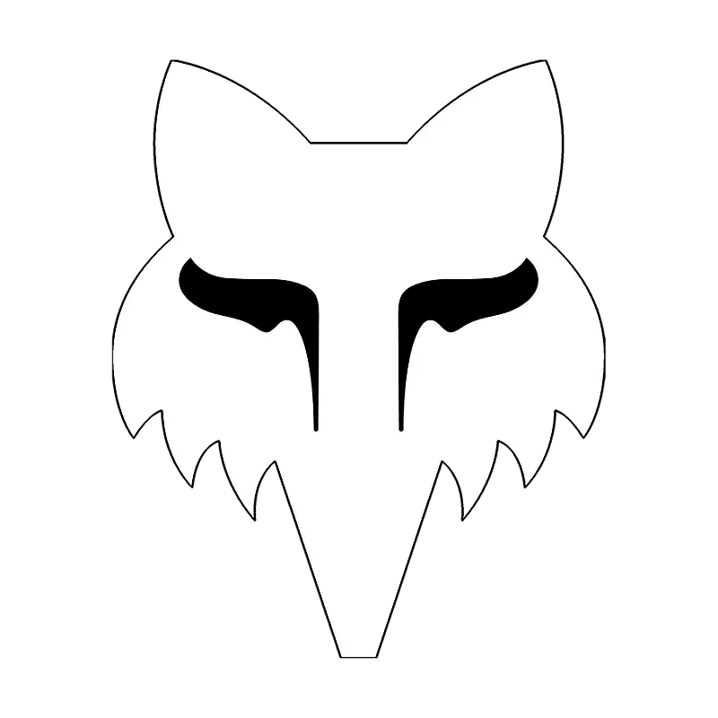 FOX HEAD 4" - WHITE
