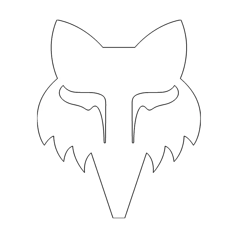 FOX HEAD 7" - DIE CUT VINYL - WHITE